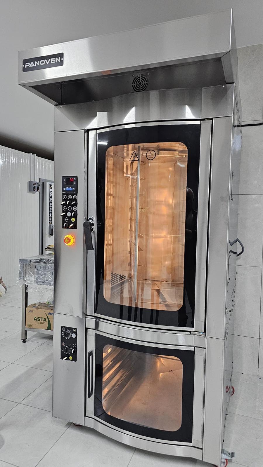 Dikey Kabin Döner Arabalı Fırın